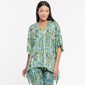 Wendy Hi Lo Top Tropical Snakeskin COLDESINA X-SMALL